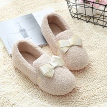 Moon shoes winter cotton slippers 2021 new maternity shoes autumn and winter postpartum slippers 10 months bag heel soft bottom