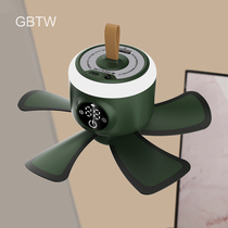 Rechargeable small ceiling fan USB bed with mosquito net fan dormitory silent outdoor tent camping small