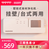 South Korea Daewoo fruit and vegetable guard wall-mounted cleaning machine Household vegetable washing machine automatic fruit and food purification machine