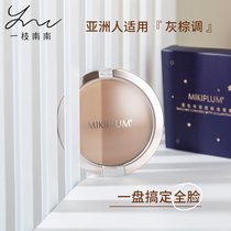 South-SOUTH) Asians apply gray-brown tones to a plate to get the full face MIKIPLUM two-color repair plate natural