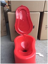 Urinal engineering Disposable squat toilet Plastic temporary toilet with cover decoration site deodorant