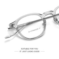 Gangfeng glasses frame male retro literary small frame can be equipped with high myopia lens small face ultra light pure titanium glasses female