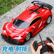 Childrens toy boy 2021 new remote control rechargeable wireless high-speed drift race car Electric