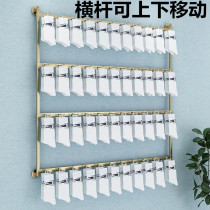 Light luxury shop shelf Wall sock rack jewelry store display rack mobile phone accessories earrings wall-mounted display shelf