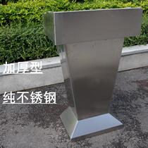 Outdoor reception reception welcome desk property Restaurant stainless steel podium hotel address desk advisory desk
