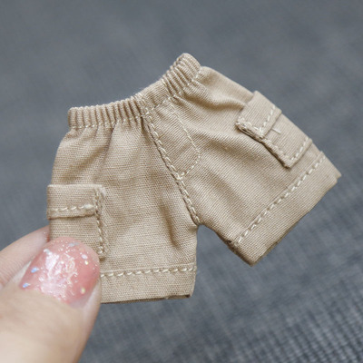 taobao agent OB11 baby clothing accessories GSC clay body9 molly bjd pocket worker dress short pants