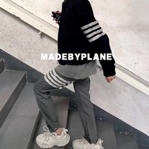 thom Brown 2021 spring and autumn basuran tb casual button trousers slim sports trousers MADEBYPLANE