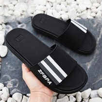  Slippers mens summer 2020 new fashion trend Korean version of indoor casual soft-soled non-slip outer wear one-word cool slippers