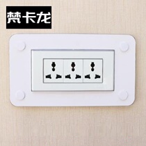 118 type 12*7 5cm switch wall sticker scrub protective cover socket decoration