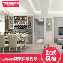 Wallboard Decorative Panel Integrated Wallboard Quick Wallboard Bamboo Fiber Integrated Panel Tuscan Wallboard European