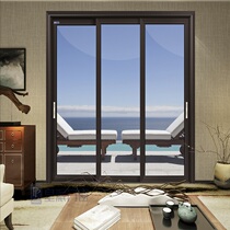 Huangpai doors and windows high-end custom doors and windows light luxury York time broken bridge insulation two-track sliding door T22050Y