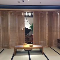 Baimutang pure solid wood whole house custom tatami Chinese Japanese style folding door page price is deposit