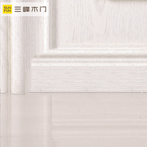 Huaze Sanfeng household Wumi wooden door skirting living room bedroom dining room solid wood skirting line DJX-F