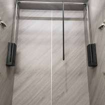 Failingers whole house custom pull-down stainless steel hanging rod