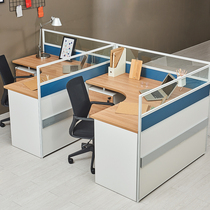 Paig office furniture office table and chair combination screen partition card holder modern simple staff table P-RFC1BS