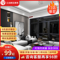 qian petsun system doors and windows broken bridge aluminum doors and windows closed balcony aluminum alloy floor-to-ceiling windows customization window and heat insulation