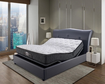 Wonderful bed bed is made of pure solid wood and super fiber leather color replaceable mattress can be bent and folded constantly Spring
