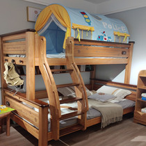 De Tong 12 High and Low Bed Children's Bed Youth Solid Wood Upper and Lower Bed Double 2210*1410*1930mm