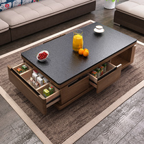 Eurasian Imperial Nest Fire Stone coffee table TV cabinet multifunctional storage coffee table living room household tea table modern tea table