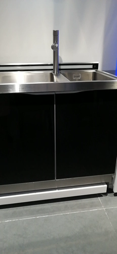 Марсианская встроенная раковина, мебель в современном стиле, кухня, светлый роскошный дом, практичный, простой, удобный и модный.