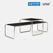 Ugni Gou Wind Living Room tea table Bauhaus stainless steel Stainless Steel Tubes Nordic designer rectangular side a few