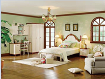 Love young people solid wood single bed environmental protection health load-bearing good girls and boys