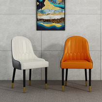 Fu Fu Fu light luxury living room dining chair study cafe hotel restaurant Home simple solid wood back bench subnet red chair