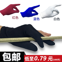 Billiard Gloves Three Finger Gloves Special Fingerless Gloves for Billiards One Size Left and Right Unisex Gloves