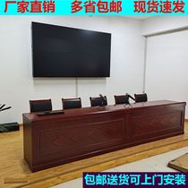 Lecture hall staff creative leadership table Rostrum Lecture table custom company rectangular venue factory direct sales