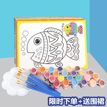 Childrens painting tools set childrens painting watercolor painting graffiti drawing board art extension scholars baby toys