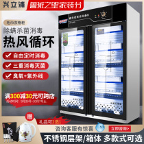 Towel disinfection cabinet beauty salon small barber shop vertical commercial double door underwear slippers sterilization special cleaning