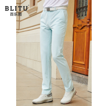 Golf pants mens trousers autumn and winter high-end sports slim non-iron business pants golf clothing mens clothing