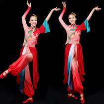 Waist drum costume performance clothing female Chinese style national prestige gongs and drums performance clothing 2021 New drum suit suit
