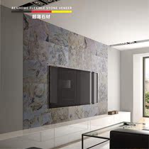 Ultra-thin stone Natural imported sandstone Flexible bendable Ultra-light extension color Shenzhen thin stone 1220*2440