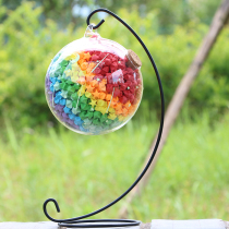 Glass jar with origami star empty bottle small with lid seal creative handmade transparent bottle decoration hipster