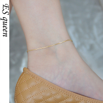 Cold wind fine snake bone ankle chain female 2021 new summer exquisite simple High sense Joker ankle female sexy