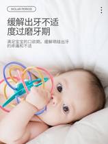 Baby Manhattan Hand Grab Ball Rattle Toys 0-3-6-12 Months Mew Bite Gum Newborn Baby Ball Early Education