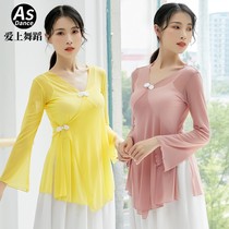 National Day 11 new classical dance dress body rhyme net gauze coat jacket elegant Chinese style folk dance female ballet
