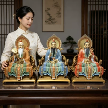 銅製 三清三聖仏像 玉清上清太清 仏堂 置物 工芸品 三清神像铜-三清神像铜促销价格、三清神像铜品牌- 淘宝