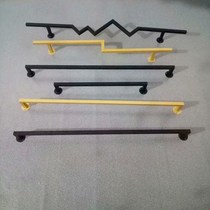 Clothing store wall display rack hanging wall hanging crossbar Wall clothes rack adhesive hook long hanging rack