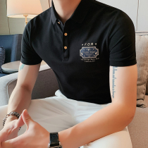 Goomill LEE Short Sleeve Polo Shirt Men Summer thin Ice Filament Business Rouge Senior Sensor T-shirt