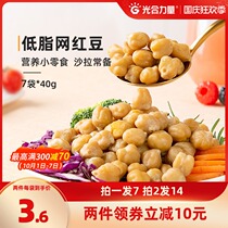 Chickpea cooked and ready-to-eat spiced low snacks replacement meal fat Xinjiang bean paste non-canned (7 bags) photosynthetic power