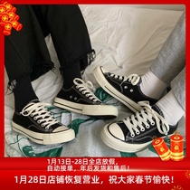 Canvas shoes female 1970s classic low-top spring and summer ulzzang Korean students all-match ins retro Hong Kong style sneakers