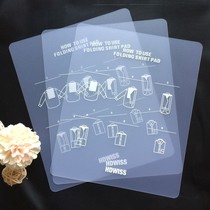 Lining Clothing Containing Transparent Frosted Flap Plate Simple Pp Plastic Laminated Plate Business Stack Clothing Anti Crepe