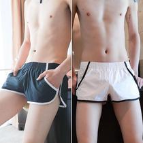 Mens underwear mens boxers flat corner cotton trend comfortable youth Sao breathable loose Aro pants boys pants