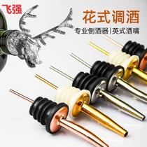 y fancy bartender pourer Stainless steel wine stopper appliance lead pour wine mouth head bar wild grid deer head stopper