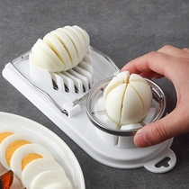 Egg cutting commercial two-in-one slice slicer egg cutter egg cutting machine pine flower egg multifunctional egg cutting artifact