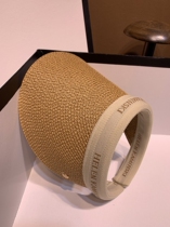 Japanese encrypted version of raffi grass handmade grass woven tophat out of the sun sunscreen sunhat beach card with no tophat