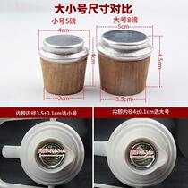 New A hot water bottle boiling water warm pot plug plastic silicone cork lid Wooden warm bottle stopper thermos lid
