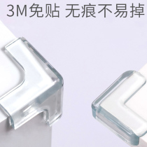 Cabinet corner anti-collision strip corner protector glass right angle corner protection silicone furniture corner protector safety triangle